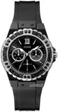  Shop Authentic Guess Limelight Diamonds Black Dial Black Rubber Strap Watch for Women - GW0041L5 - Luxxuri