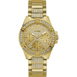  Shop Authentic Guess Heiress Multifunction Diamonds Gold Dial Gold Steel Strap Watch for Women - GW0440L2 - Luxxuri