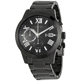  Shop Authentic Guess Atlas Chronograph Black Dial Black Steel Strap Watch For Men - W0668G5 - Luxxuri