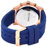  Shop Authentic Guess Confetti Diamonds Gold Dial Blue Rubber Strap Watch For Women - W1098L6 - Luxxuri