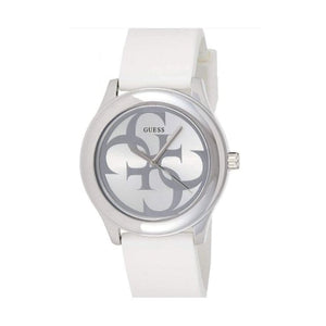  Shop Authentic Guess G Twist Quartz White Dial White Silicone Strap Watch For Women - W0911L1 - Luxxuri