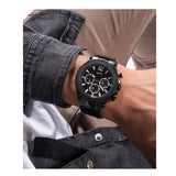  Shop Authentic Guess Edge Chronograph Black Dial Black Steel Strap Watch For Men - GW0539G3 - Luxxuri