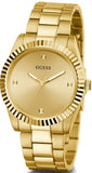  Shop Authentic Guess Connoisseur Analog Gold Dial Gold Steel Strap Watch For Men - GW0542G2 - Luxxuri