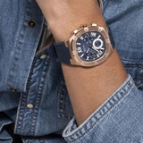  Shop Authentic Guess Headline Multifunction Quartz Blue Dial Blue Silicone Strap Watch For Men - GW0571G2 - Luxxuri