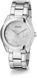  Shop Authentic Guess Cubed Analog Silver Dial Silver Steel Strap Watch For Women - GW0606L1 - Luxxuri