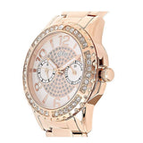  Shop Authentic Guess Sassy Quartz White Dial Rose Gold Steel Strap Watch For Women - W0705L3 - Luxxuri