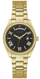  Shop Authentic Guess Luna Diamonds Black Dial Gold Steel Strap Watch for Women - GW0307L2 - Luxxuri