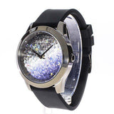  Shop Authentic Guess Crush Crystals Silver Dial Black Rubber Strap Watch for Women - W1223L4 - Luxxuri