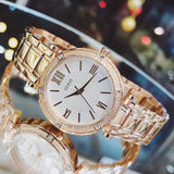  Shop Authentic Guess Park Ave White Dial Rose Gold Steel Strap Watch for Women - W0767L3 - Luxxuri