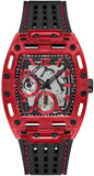 Shop Authentic Guess Phoenix Multifunction Analog Red Dial Black Silicone Strap Watch For Men - GW0499G4 - Luxxuri