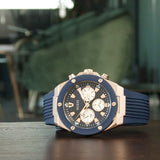  Shop Authentic Guess Poseidon Blue Dial Blue Rubber Strap Watch for Men - GW0057G2 - Luxxuri