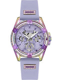  Shop Authentic Guess Queen Quartz Purple Dial Purple Silicone Strap Watch For Women - GW0536L4 - Luxxuri