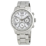  Shop Authentic Guess Sunrise Multifunction Quartz White Dial Silver Steel Strap Watch For Women - W0330L3 - Luxxuri