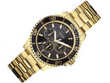  Shop Authentic Guess BFF Multifunction Black Dial Gold Steel Strap Watch for Women - W0231L3 - Luxxuri