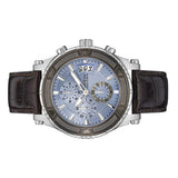  Shop Authentic Guess Pinnacle Chronograph Quartz Blue Dial Brown Leather Strap Watch For Men - W0673G1 - Luxxuri