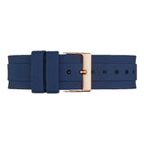  Shop Authentic Guess Confetti Diamonds Gold Dial Blue Rubber Strap Watch For Women - W1098L6 - Luxxuri