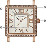  Shop Authentic Guess Highline Off White Dial Rose Gold Stainless Steel Mesh Strap Watch For Women - W0826L3 - Luxxuri