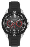  Shop Authentic Guess Tread Black Dial Black Rubber Strap Watch for Men - W0967G1 - Luxxuri
