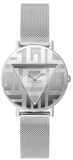  Shop Authentic Guess Iconic Quartz Silver Dial Silver Mesh Bracelet Watch For Women - GW0527L1 - Luxxuri