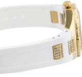  Shop Authentic Guess Luna Diamonds White Dial White Rubber Strap Watch for Women - W0653L3 - Luxxuri