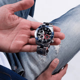  Shop Authentic Guess Axle Multifunction Black Dial Silver Steel Strap Watch For Men - GW0488G1 - Luxxuri