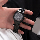  Shop Authentic Guess Headliner Multifunction Black Dial Black Steel Strap Watch For Men - GW0572G3 - Luxxuri