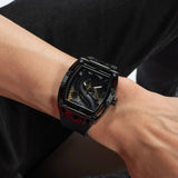  Shop Authentic Guess Legend Analog Black Dial Black Rubber Strap Watch For Men - GW0648G1 - Luxxuri