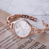  Shop Authentic Emporio Armani Aurora Quartz Silver Dial Gold Steel Strap Watch For Women - AR11108 - Luxxuri