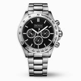  Shop Authentic Hugo Boss Ikon Black Dial Silver Steel Strap Watch for Men - 1512965 - Luxxuri
