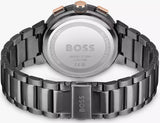  Shop Authentic Hugo Boss One Chronograph Red Dial Grey Steel Strap Watch For Men - 1514000 - Luxxuri