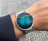  Shop Authentic Tissot Everytime Gent Green Dial Silver Mesh Bracelet Watch for Men - T143.410.11.091.00 - Luxxuri
