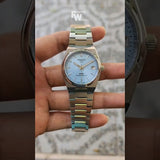  Shop Authentic Tissot PRX Powermatic 80 Ice Blue Dial Silver Steel Strap Watch for Men - T137.207.11.351.00 - Luxxuri