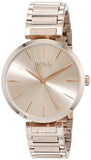  Shop Authentic Hugo Boss Allusion Rose Gold Dial Rose Gold Steel Strap Watch For Women - 1502418 - Luxxuri