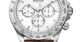  Shop Authentic Hugo Boss Ikon White Dial Brown Leather Strap Watch for Men - 1513175 - Luxxuri