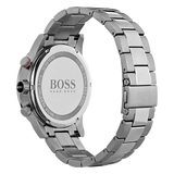  Shop Authentic Hugo Boss Rafale Chronograph Black Dial Silver Steel Strap Watch for Men - 1513509 - Luxxuri