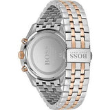  Shop Authentic Hugo Boss Associate Chronograph Black Dial Two Tone Steel Strap Watch for Men - 1513840 - Luxxuri