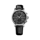  Shop Authentic Hugo Boss Jet Black Dial Black Leather Strap Watch for Men - 1513279 - Luxxuri