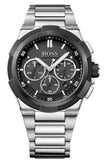  Shop Authentic Hugo Boss Supernova Chronograph Black Dial Silver Steel Strap Watch for Men - 1513359 - Luxxuri