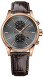  Shop Authentic Hugo Boss Jet Grey Dial Brown Leather Strap Watch for Men - 1513281 - Luxxuri
