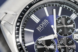  Shop Authentic Hugo Boss Chronograph Driver Blue Dial Silver Steel Strap Watch for Men - 1513081 - Luxxuri