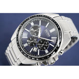  Shop Authentic Hugo Boss Chronograph Driver Blue Dial Silver Steel Strap Watch for Men - 1513081 - Luxxuri