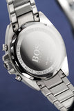  Shop Authentic Hugo Boss Chronograph Driver Blue Dial Silver Steel Strap Watch for Men - 1513081 - Luxxuri