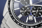  Shop Authentic Hugo Boss Chronograph Driver Blue Dial Silver Steel Strap Watch for Men - 1513081 - Luxxuri
