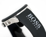  Shop Authentic Hugo Boss Velocity Black Dial Black Leather Strap Watch for Men - 1513716 - Luxxuri