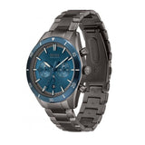  Shop Authentic Hugo Boss Santiago Blue Dial Grey Steel Strap Watch for Men - 1513863 - Luxxuri