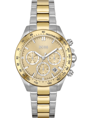  Shop Authentic Hugo Boss Ikon Chronograph Silver Dial Two Tone Steel Strap Watch for Men - 1512960 - Luxxuri