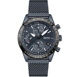  Shop Authentic Hugo Boss Pilot Edition Blue Dial Blue Mesh Bracelet Watch for Men - 1513887 - Luxxuri