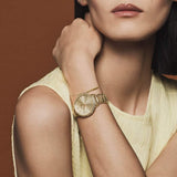  Shop Authentic Hugo Boss Signature Gold Dial Gold Stainless Steel Strap Watch for Women - 1502540 - Luxxuri