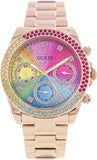  Shop Authentic Guess Confetti Multifunction Multicolor Dial Rose Gold Steel Strap Watch For Women - GW0483L3 - Luxxuri