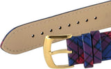  Shop Authentic Versace V-Circle The Clans Edition Black Dial Red & Blue Leather Strap Watch for Women - VEBQ00218 - Luxxuri